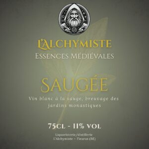 Saugée vin médiéval artisanal à la sauge et au miel