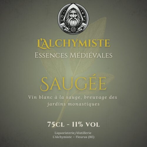 Saugée vin médiéval artisanal à la sauge et au miel