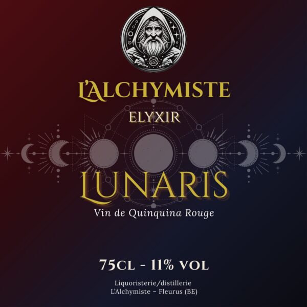 Lunaris - Vin de Quinquina Rouge “L’Alchymiste” (75cl)