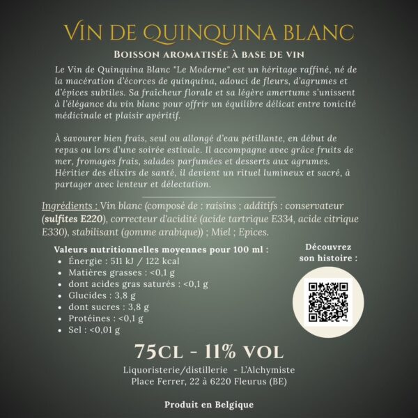 Duo Vin de Quinquina Blanc & Rouge – L’Alchymiste (2 x 75cl)