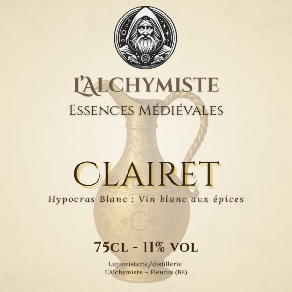 Clairet — Hypocras Blanc (vin blanc aux épices) 75 cl