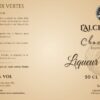 Gd Etiquette - Liquer de noix (234 x 105 mm) (245 x 105 mm) L’Alchymiste – Liqueur de noix vertes “Chez Mich’” 50 cl (35 % vol)